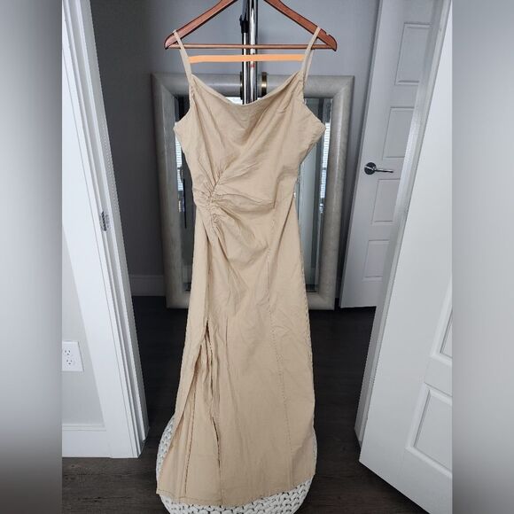 Anthropologie Ruched Slim Midi Dress size XL NWT - Picture 5 of 9